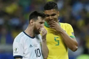 casemiro rejoint Messi