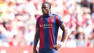 🔥 Mercato : Etta Eyong intrigue 💰 Refus d’une offre de 30 M€ du CSKA ⚽ Le Camerounais attend un signal du Barça 👀 Everton, Tottenham et Stuttgart aussi intéressés #Barça #EttaEyong #Mercato #Levante #Football