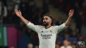 🚨 Mercato : Carvajal quitte le Real ! ⚽ 34 ans, 449 matchs avec Madrid. 🇮🇹 L’Inter Milan veut en faire le remplaçant de Dumfries. 🇺🇸 L’Inter Miami de Messi aussi intéressé. 💬 Le joueur privilégie un dernier défi européen. 👉 Une légende madrilène sur le départ 👇 #RealMadrid #Carvajal #Mercato #InterMilan #Football